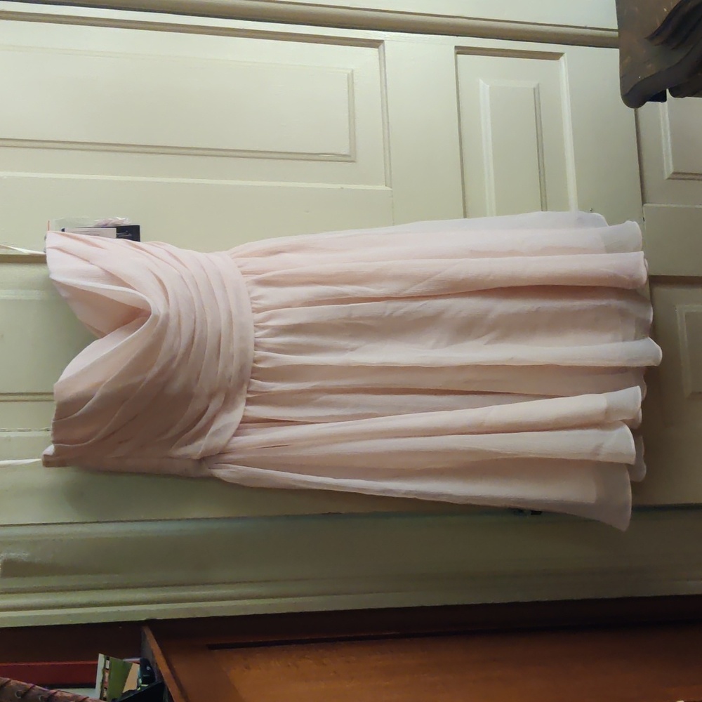Blush bridesmaid,prom dress .sz 12 NWT